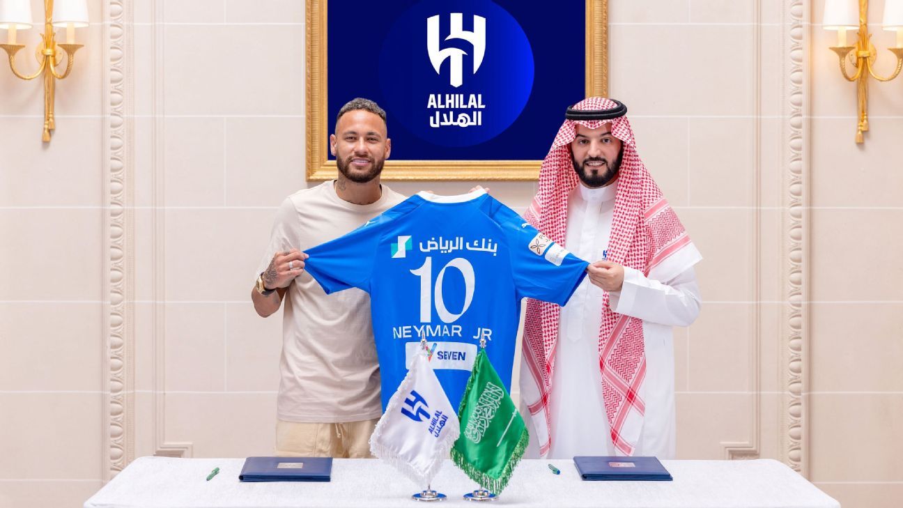 Neymar Signs for Al Hilal from PSG