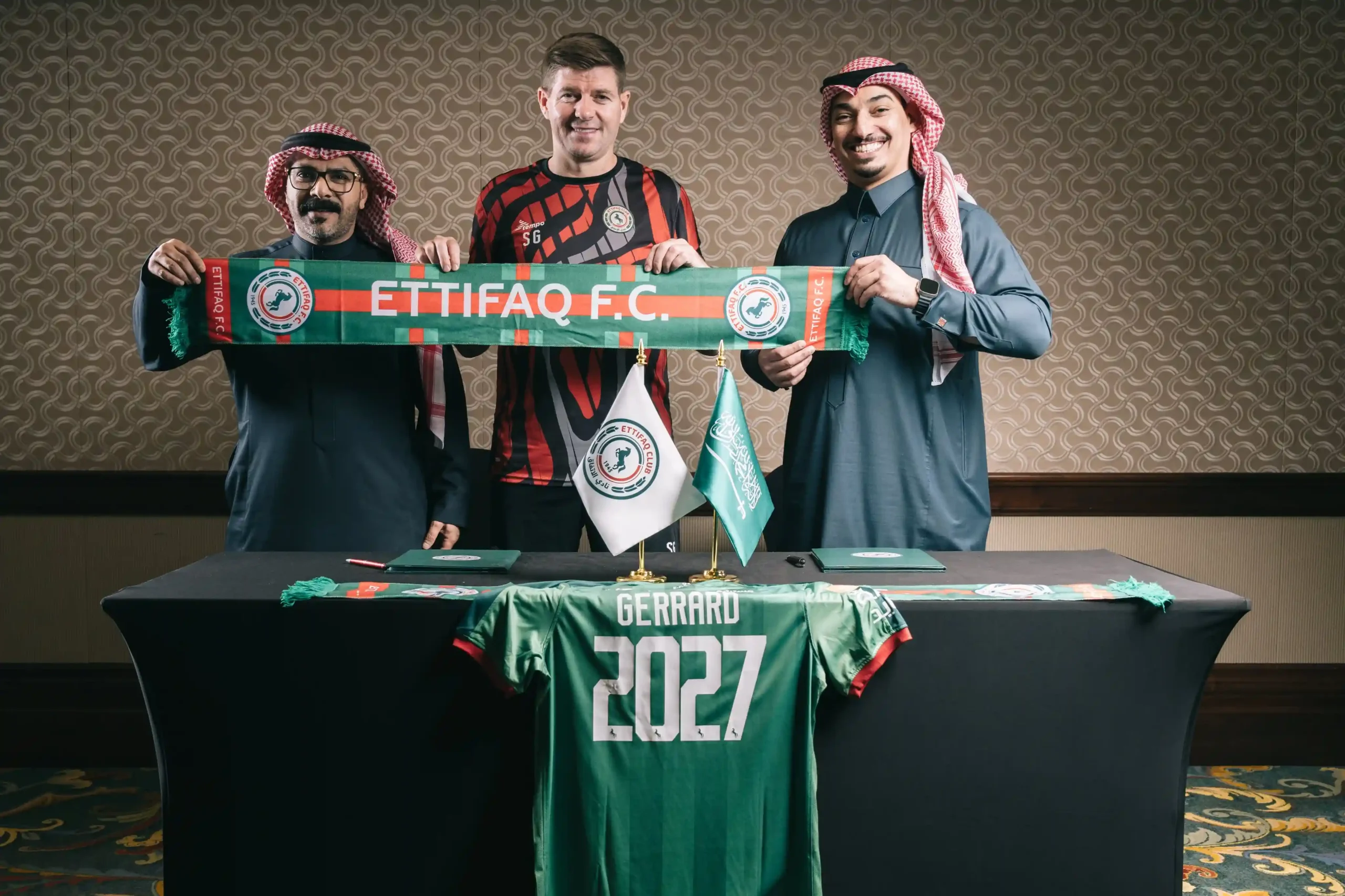 Steven Gerrard Extends Al Ettifaq Contract For Two Years