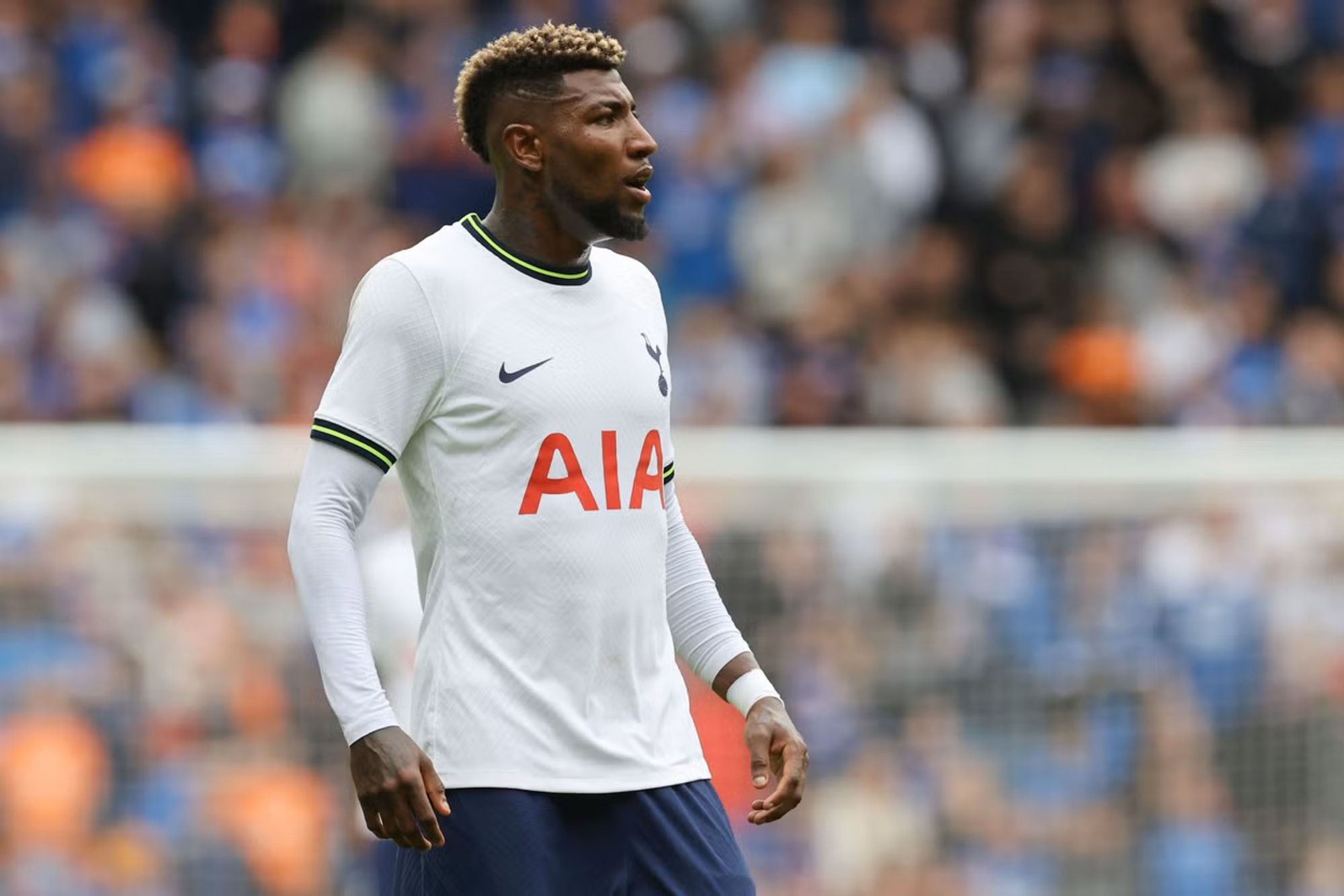 Emerson Royal Looks On In A Past Match For Tottenham.