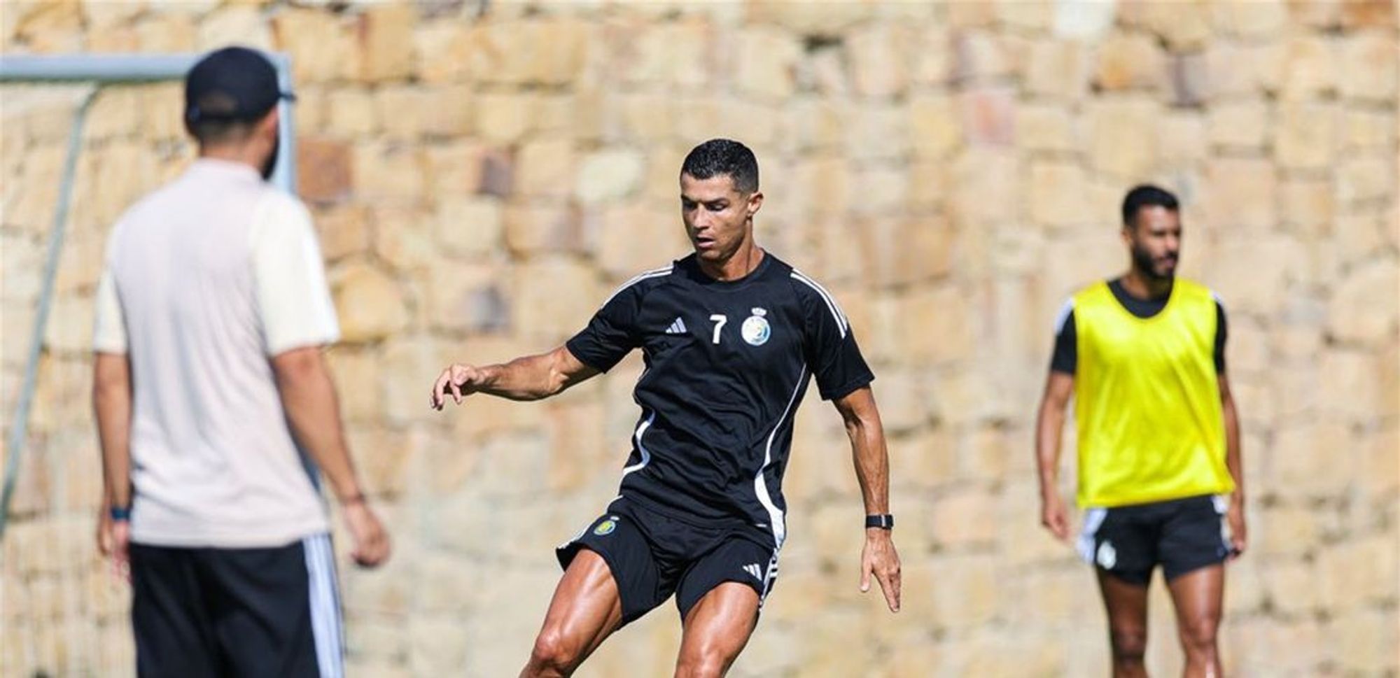 Cristiano Ronaldo Seen At Al Nassr's Pre-Season Training Camp as the 2024-25 Saudi Pro League Season Nears.