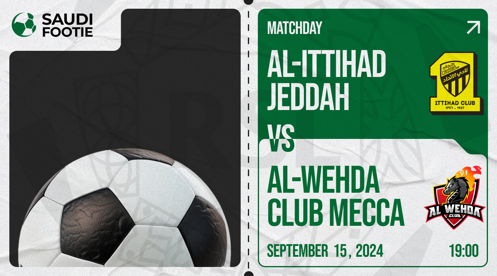 Al Ittihad vs. Al Wehda (Sunday, 15 September) Saudi Pro League Match Prediction