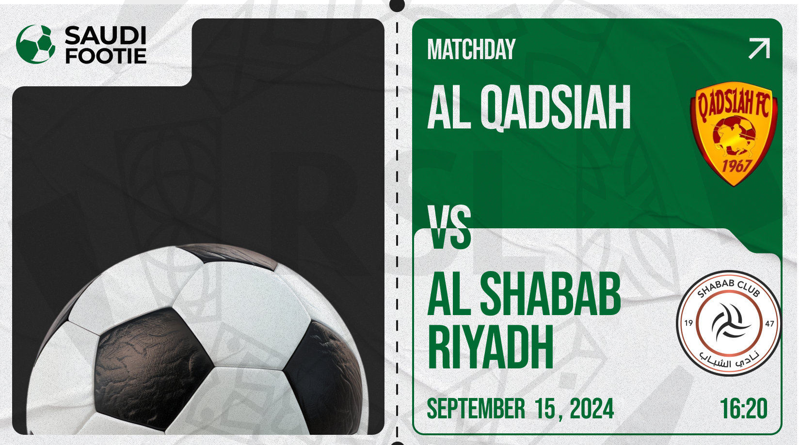 Al Qadsiah vs. Al Shabab (Sunday, 15 September) Saudi Pro League Match Prediction