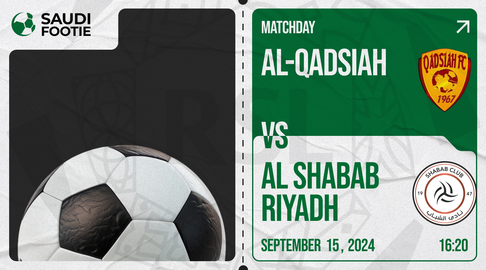 Al Qadsiah vs. Al Shabab (Sunday, 15 September) Saudi Pro League Match Prediction