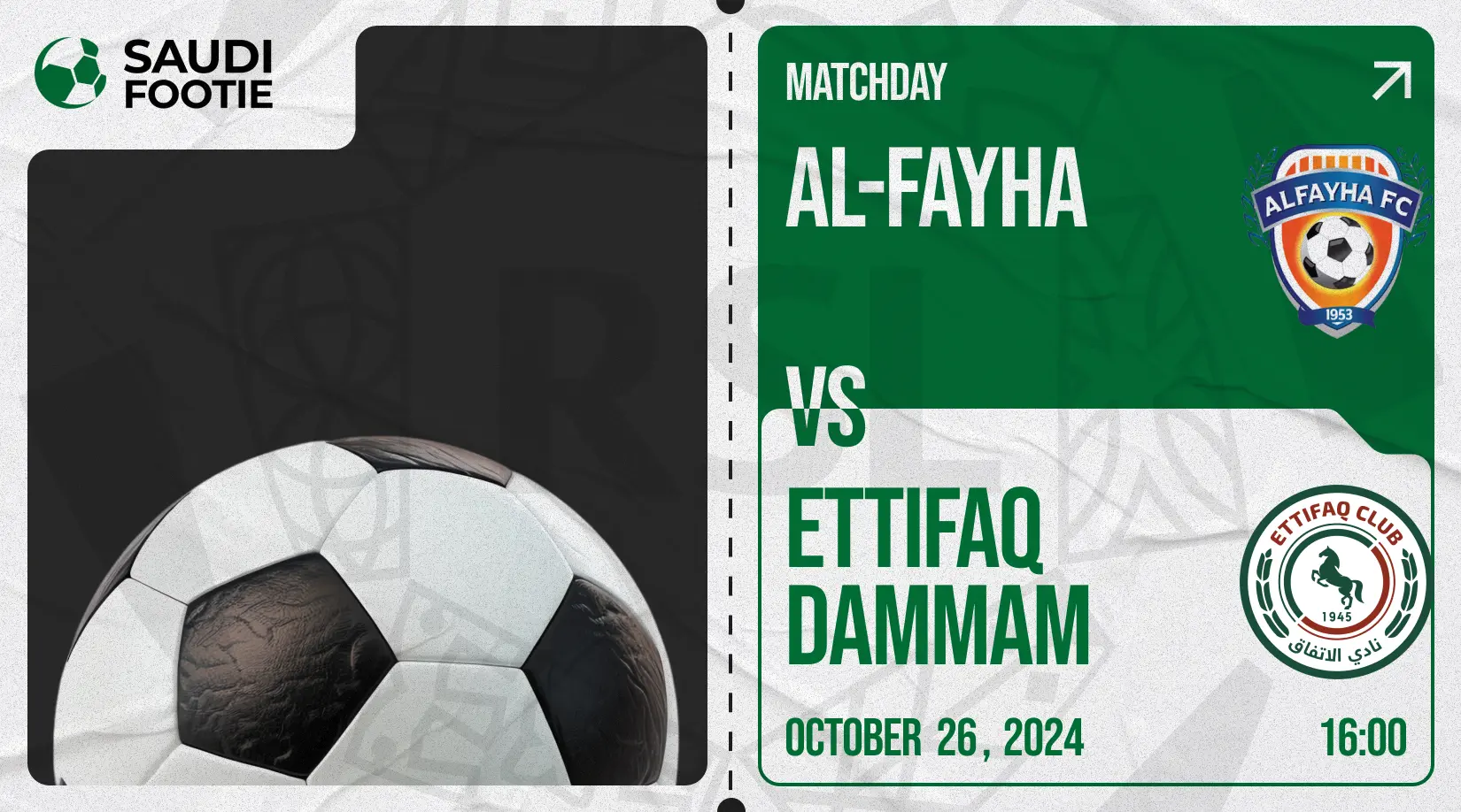 Al Fayha vs Al Ettifaq (Saturday, 26 October) Saudi Pro League Match Prediction