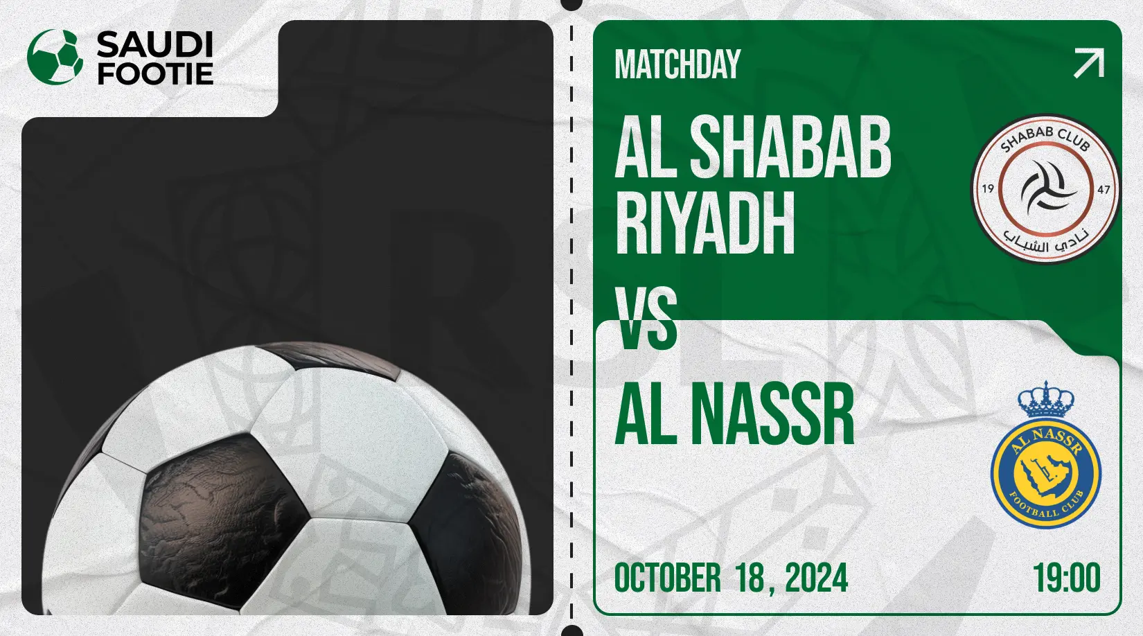 Al Shabab vs Al Nassr (Friday, 18 October) Saudi Pro League Match Prediction