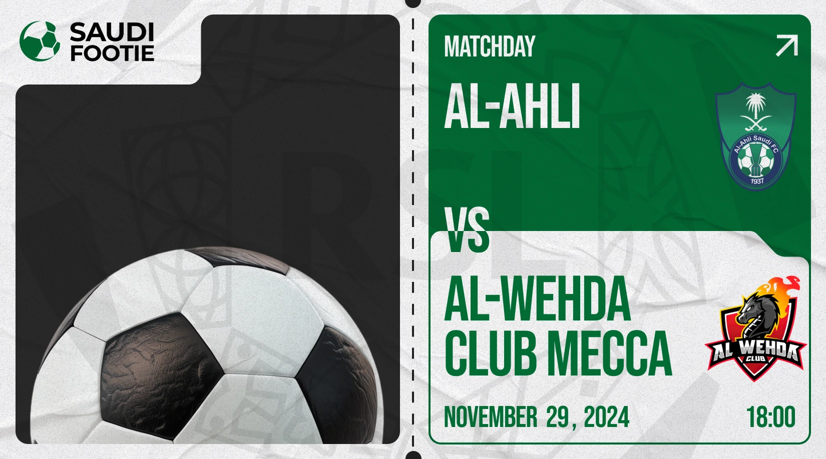 Al Ahli Saudi vs. Al Wehda (Friday, 29 November) Saudi Pro League Match Prediction