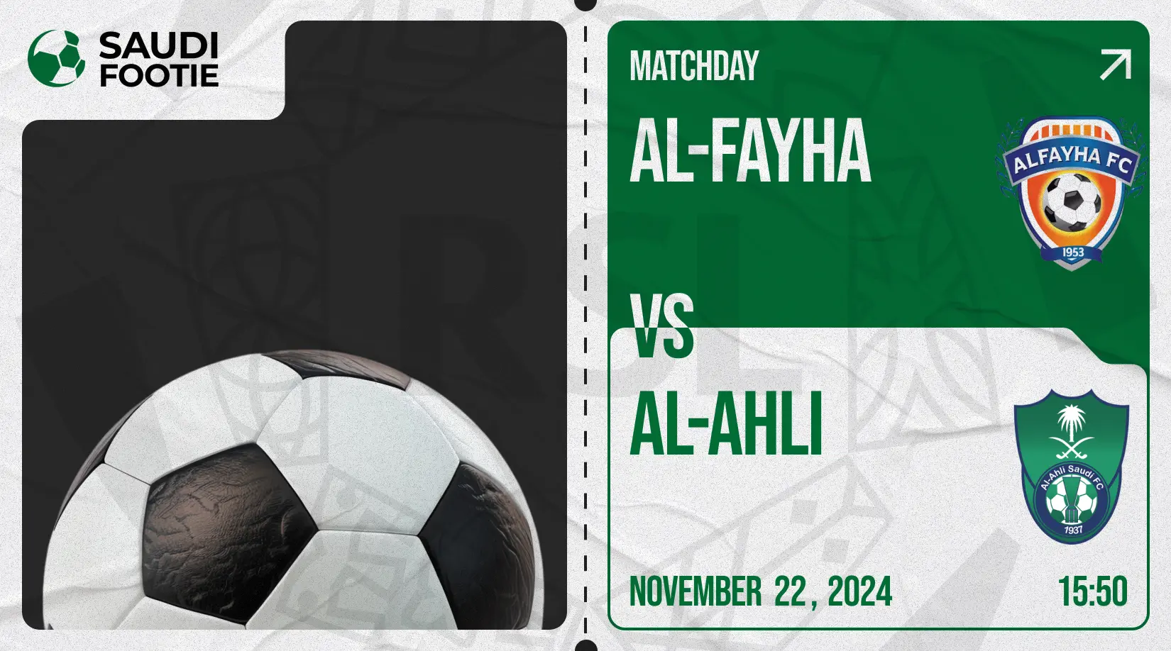 Al Fayha vs Al Ahli (Friday, 22 November) Saudi Pro League Match Prediction