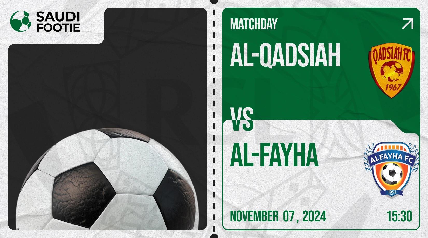 Al Qadsiah vs Al Fayha (Thursday, 07 November) Saudi Pro League Match Prediction