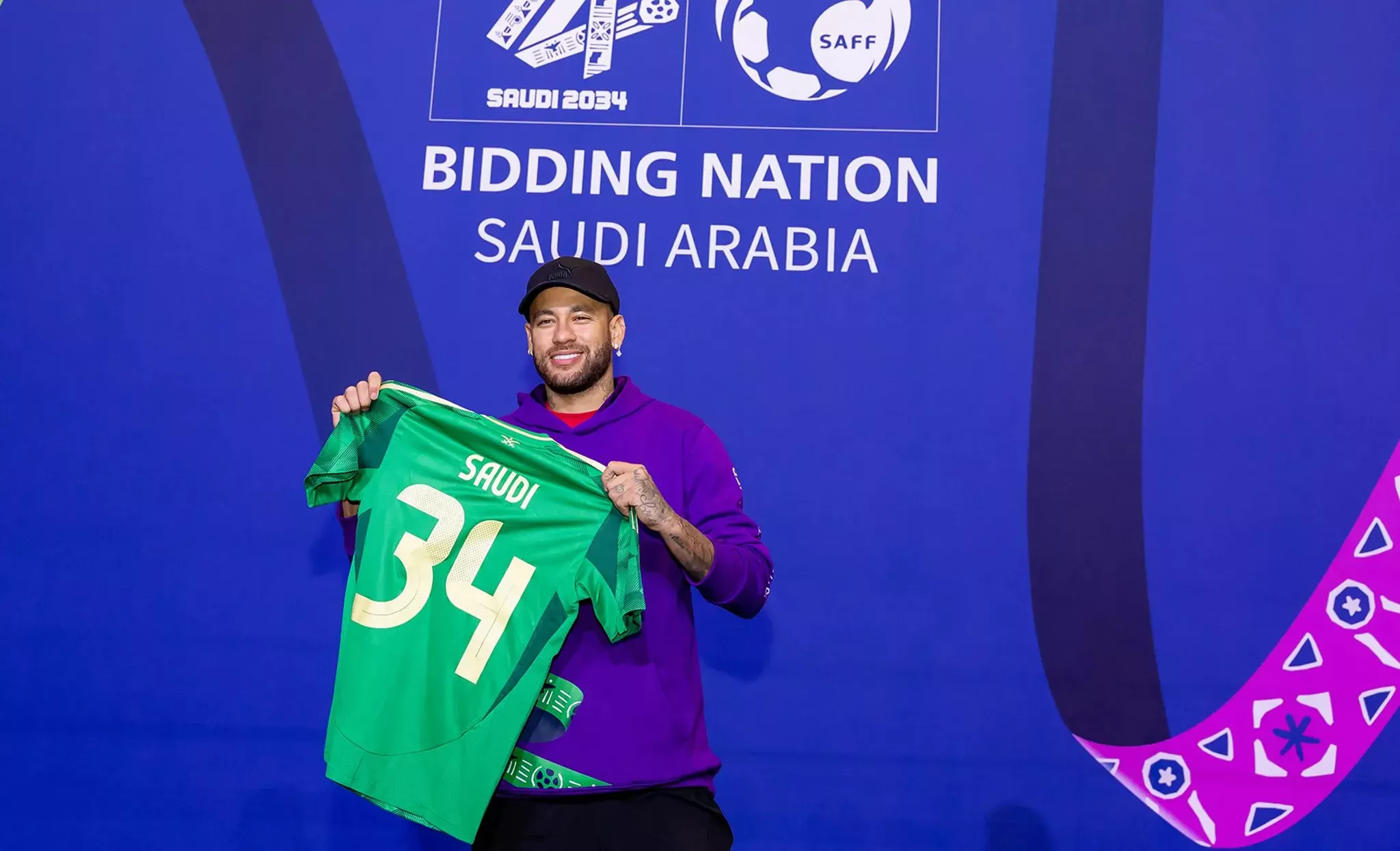 Al Hilal forward Neymar has voiced support and excitement for the Saudi Arabia 2034 World Cup project